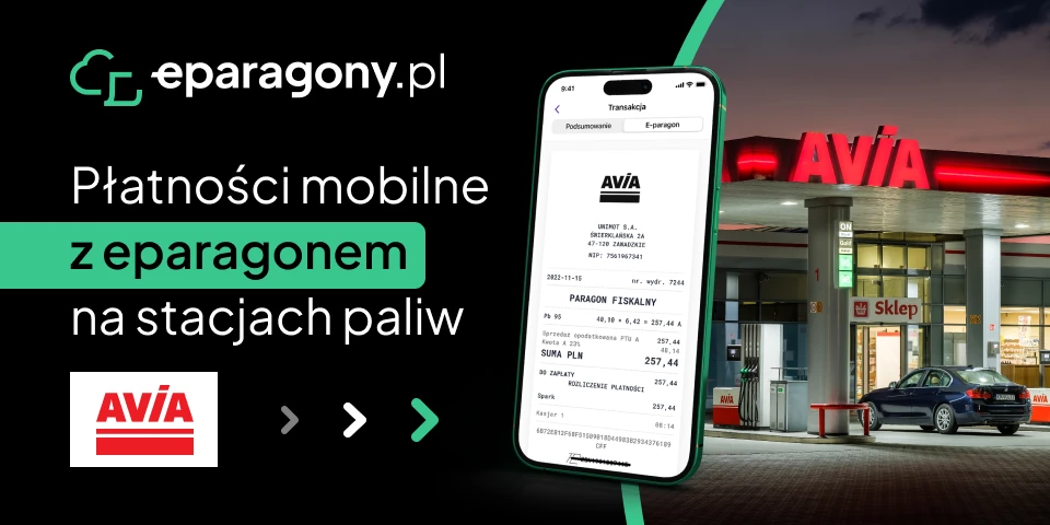 Case study AVIA: eparagon w sprzedaży samoobsługowej w aplikacji
